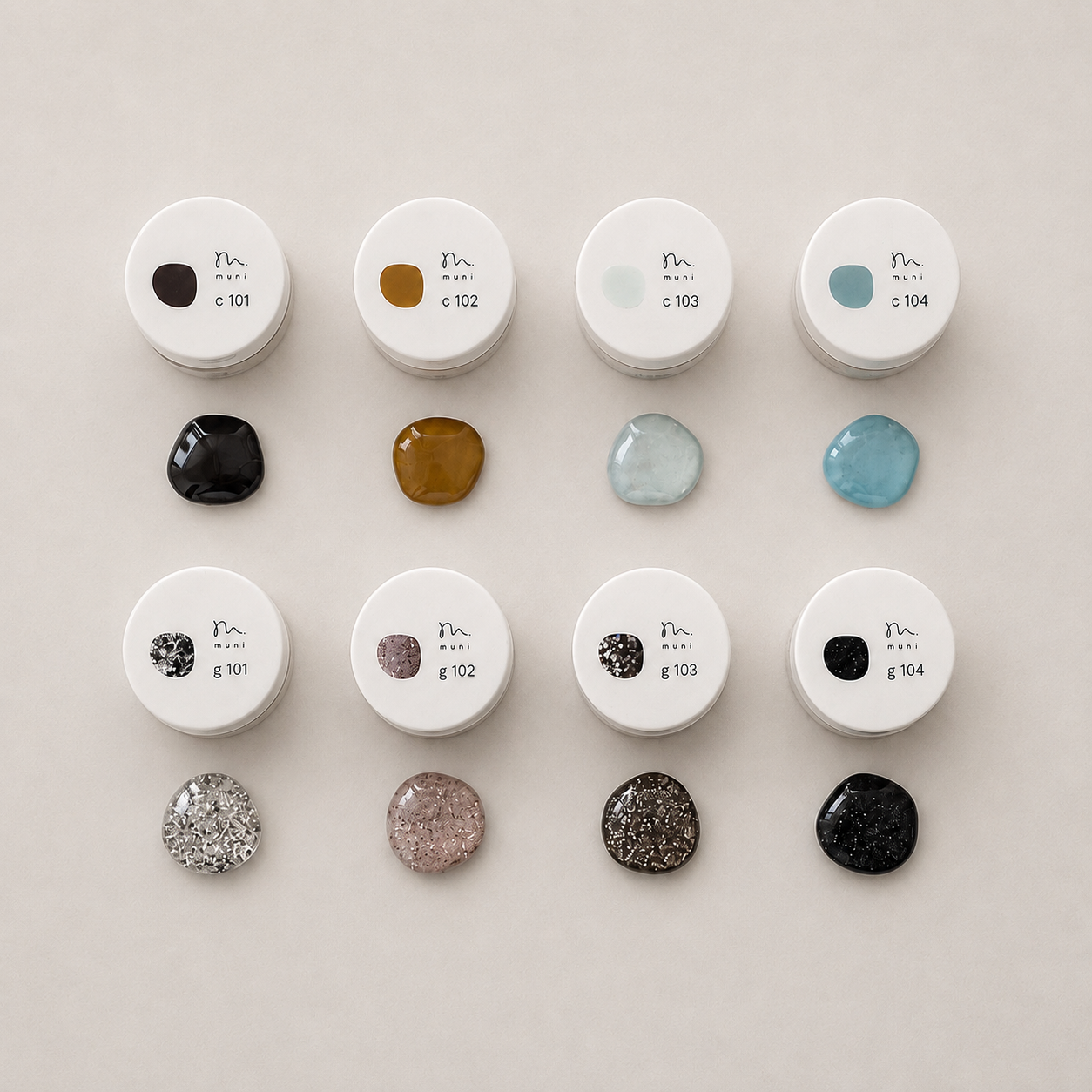 COLOR & GLITTER | SET BOX 1 / 8 COLORS